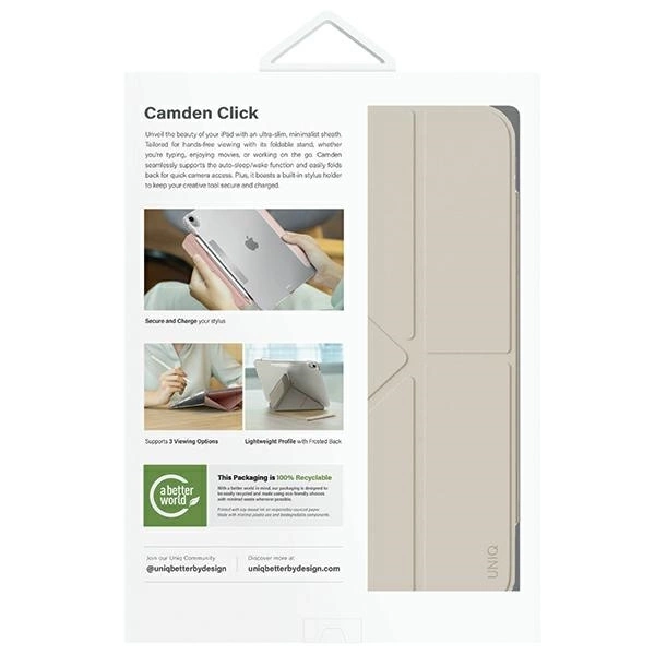 Uniq Camden Click Hülle für iPad Air 11&quot; 2024 - Beige