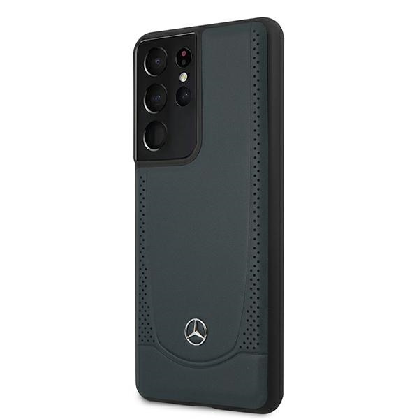 Coque MERCEDES Samsung Galaxy S21 Ultra G998 Urban Line MEHCS21LARMNA Bleu marine Étui rigide