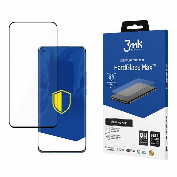 3MK Xiaomi Mi 11 Schwarz FullScreen HardGlass Max