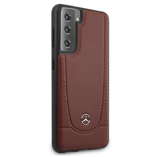  MERCEDES Samsung Galaxy S21 Plus G996 Urban Line MEHCS21MARMRE Estuche rígido rojo