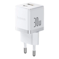 Baseus Palm 30W USB-C USB-A Wall Charger - White