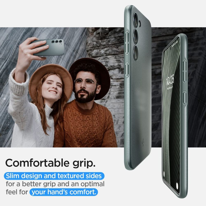 Funda Spigen Thin Fit Galaxy S23 Abyss Verde Case