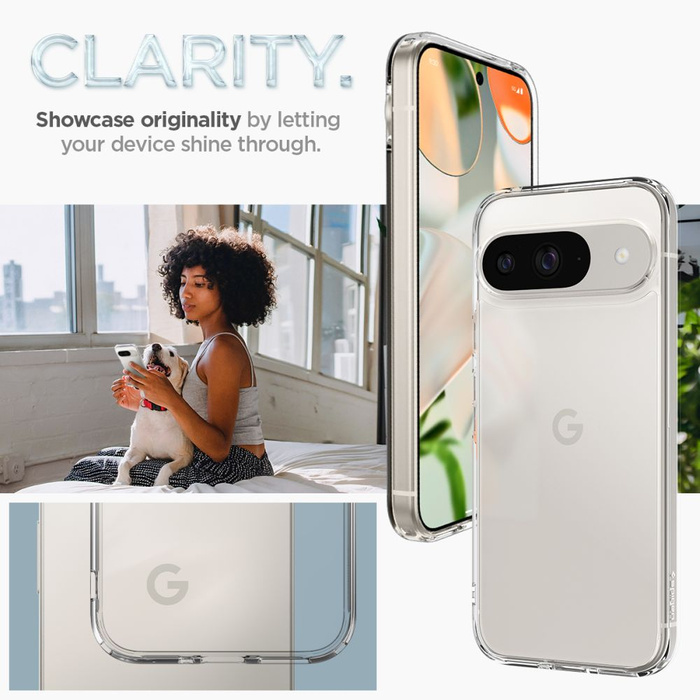Cover Spigen Ultra Hybrid GOOGLE PIXEL 9 / 9 PRO CRISTALLINO