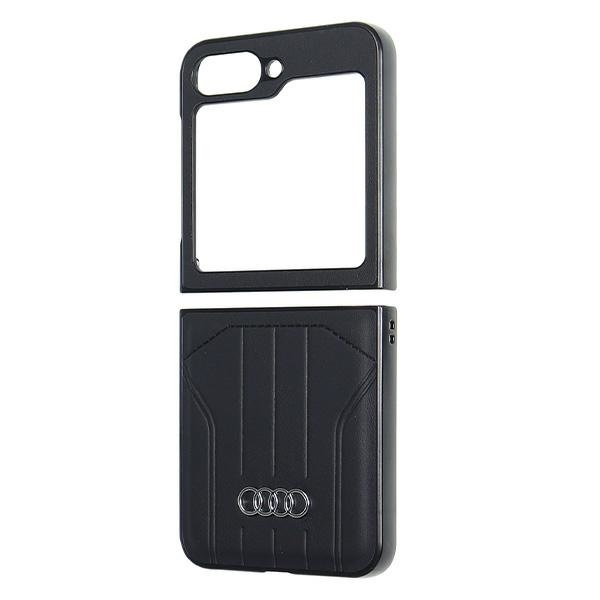 Audi Synthetic Leather MagSafe Z Flip 6 F741 czarny/black hardcase AU-TPUPCFlip6-Q5/D1-BK