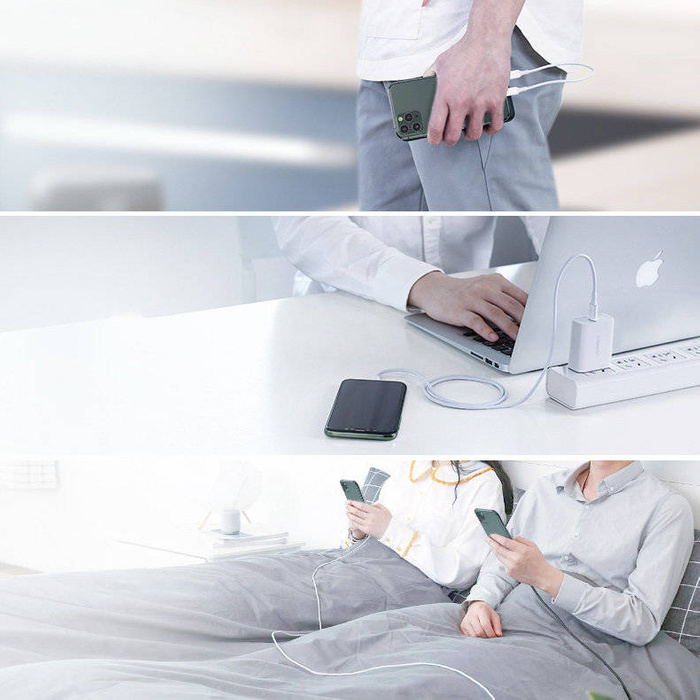 Cavo Ugreen Cavo USB tipo C MFi - Lightning 3A 1,5 m bianco (US171)