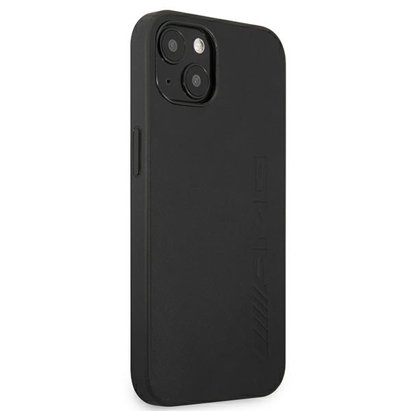 AMG AMHCP13SDOLBK iPhone 13 mini 5.4" black/black hardcase Leather Hot Stamped