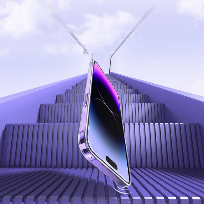 Funda Baseus Simple 2 para iPhone 14 Pro Max funda fina transparente