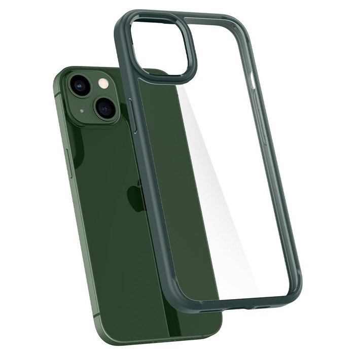 Hülle Spigen Ultra Hybrid iPhone 13 Mitternachtsgrün Case