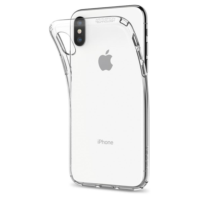 Case Spigen Liquid Crystal Apple iPhone X Xs Clear + Glass Spigen Case