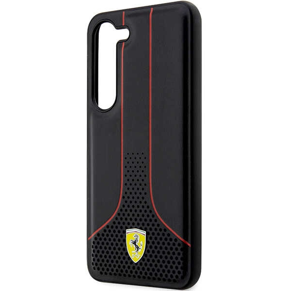 Funda Ferrari FEHCS23MPCSK S23 Plus S916 negro/negro durocase Perforado 296 P