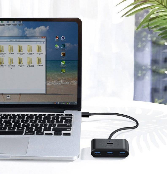 Ugreen USB 3.2 Gen 1 HUB 4x USB black (CR113 20291)
