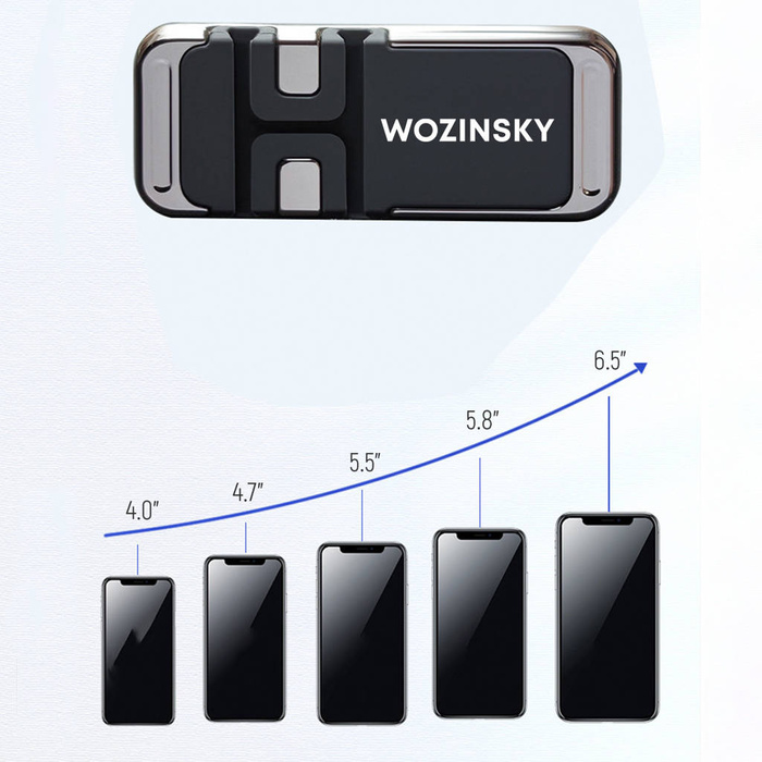 Wozinsky Magnetischer Telefonhalter mit Kabelorganisation (WMCDO-B1)