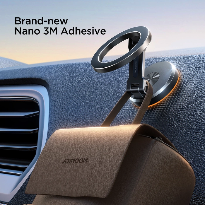 Support de téléphone magnétique pliable pour tableau de bord de voiture Joyroom JR-ZS403 - Noir