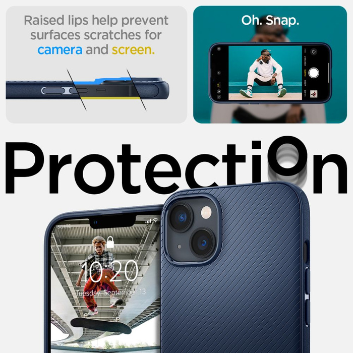 Cover Spigen Mag Armor IPhone 14 BLU MARINO