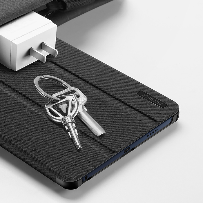 Chytré pouzdro na spaní Dux Ducis Domo pro tablet Lenovo Tab M10 10,6'' - černé