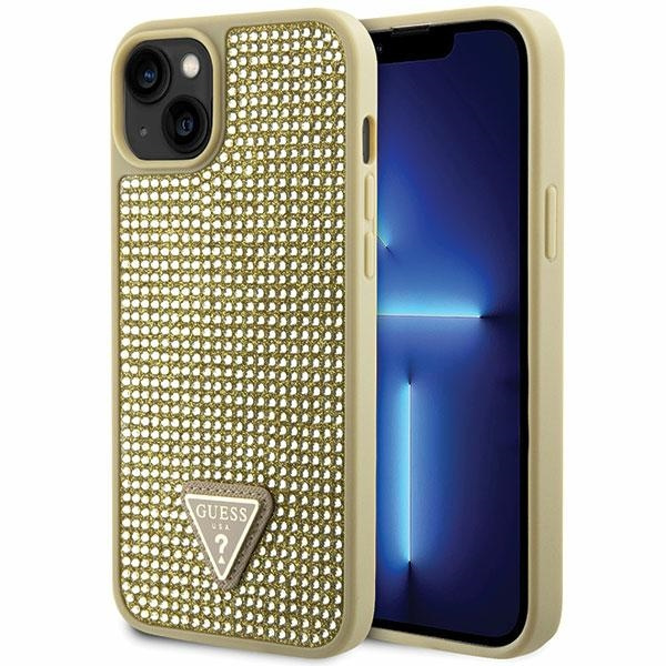 Cover Guess GUHCP14MHDGTPD iPhone 14 Plus 6,7" oro/oro durocase Triangolo con strass Case