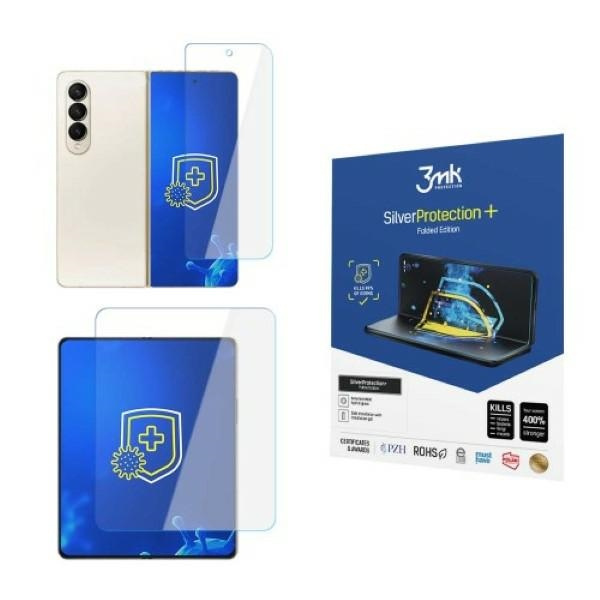 3mk Silver Protect+ Sam F936 Z Fold4 Screen Protector Wet-mounted antimicrobial - folding screen