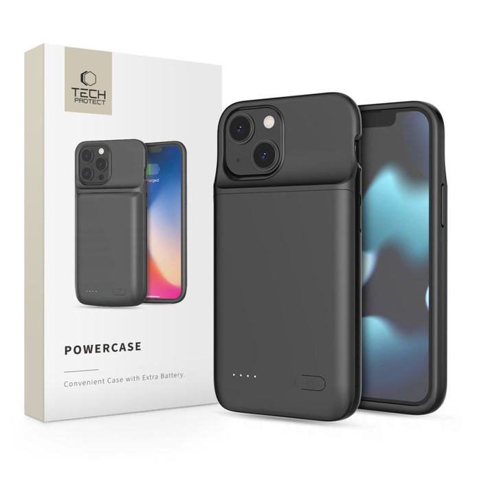  TECH-PROTECT  12 Mini / 13 Mini Powercase 4700MAH Funda Negra