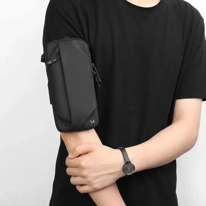 Saszetka Wozinsky WSDB-B armband opaska na ramię na telefon do biegania - czarna