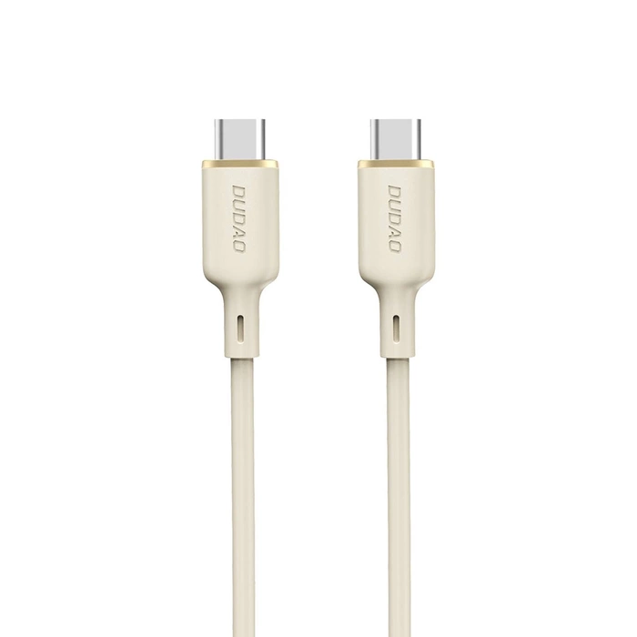 Dudao L7SCC USB-C - USB-C kabel 100W 2m - béžový