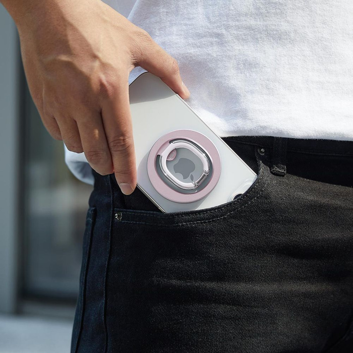 ESR HALOLOCK MagSafe TELEFONRINGSTÄNDER PASTELLROSA