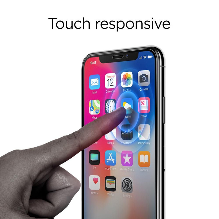 Vetro temperato SPIGEN iPhone 11 Pro X / Xs Glass Fc 2-pack Black