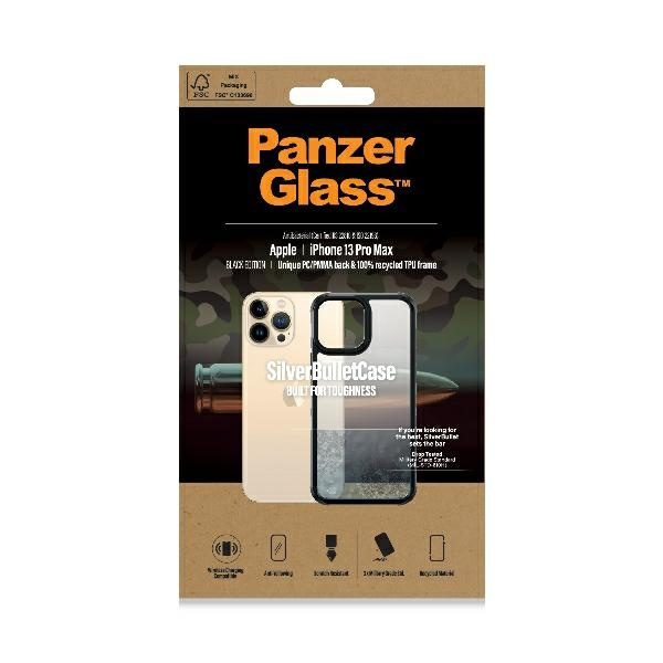 PanzerGlass ClearCase iPhone 13 Pro Max 6.7" Antibakteriell Militärische Qualität Erdbeere 0345