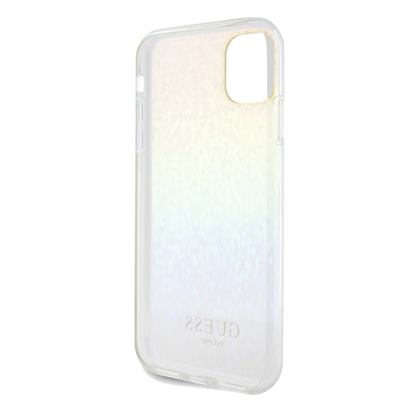 Etui Guess GUHCN61HDECMI iPhone 11 / Xr 6.1" wielokolorowy hardcase IML Faceted Mirror Disco Iridescent Case