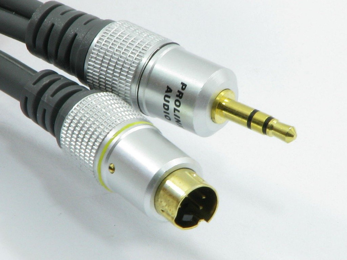 PROLINK 3RCA - SVHS4P + 3,5 STR cable 3m TCV5510