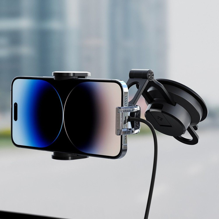 Mount Spigen Uts35w Onetap Universal Windshield &amp; Dashboard Car Mount Wireless Charger Black