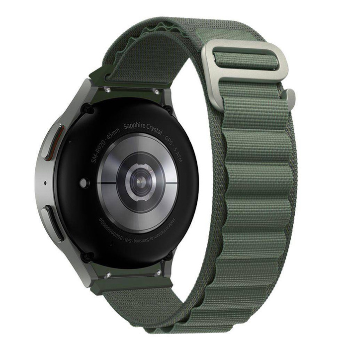 NYLON TECH-PROTECT PRO SAMSUNG Galaxy Watch 4 / 5 / 5 PRO (40 / 42 / 44 / 45 / 46 MM) VERT MILITAIRE