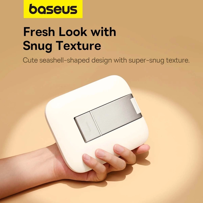 Folding Tablet Stand Baseus Seashell (white)