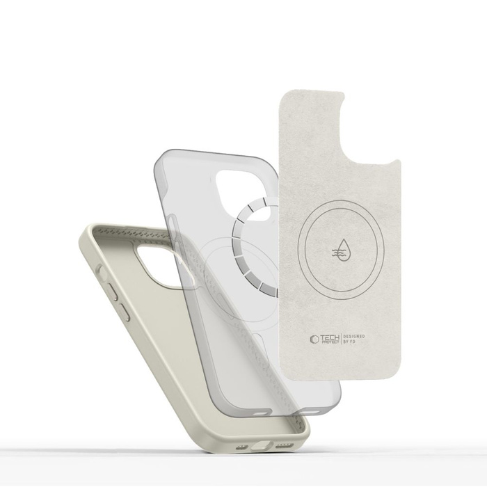 TECH-PROTECT SILICONE PURE MAGSAFE IPHONE 14 COSMIC LATTE