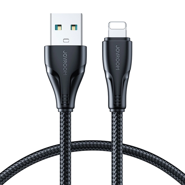 Cable Joyroom USB - Lightning 2.4A Surpass Series 1,2 m negro (S-UL012A11)
