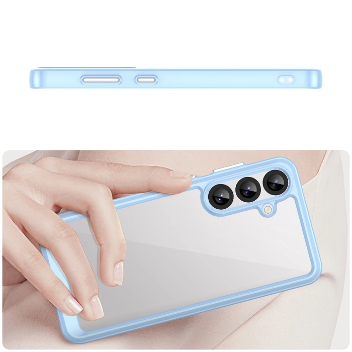 Outer Space Case with Gel Frame for Samsung Galaxy S25+ - Blue