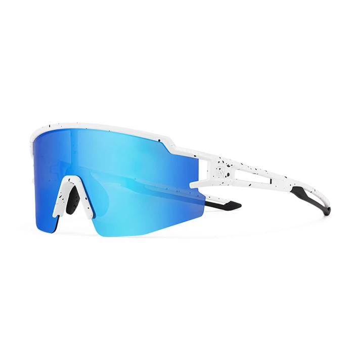 Rockbros Kinder-Fahrradbrille, polarisiert, UV-Schutz, Weiß
