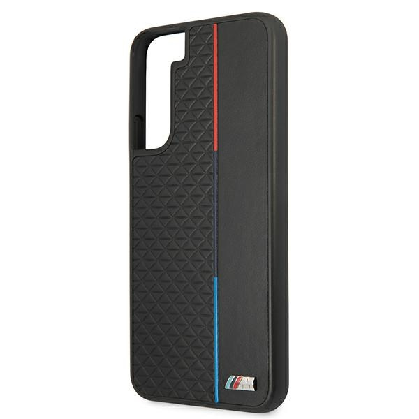 Schwarzes Hülle BMW Samsung Galaxy S22 Plus M Collection Triangles Case
