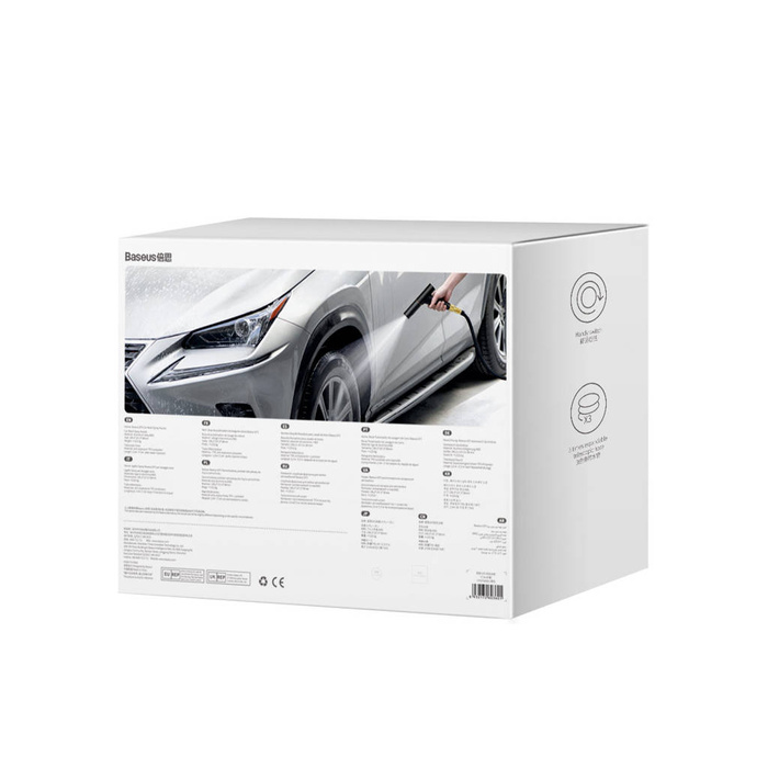 Mycí pistole Baseus Baseus - sprinkler, myčka 7,5 m - černá (GF5)