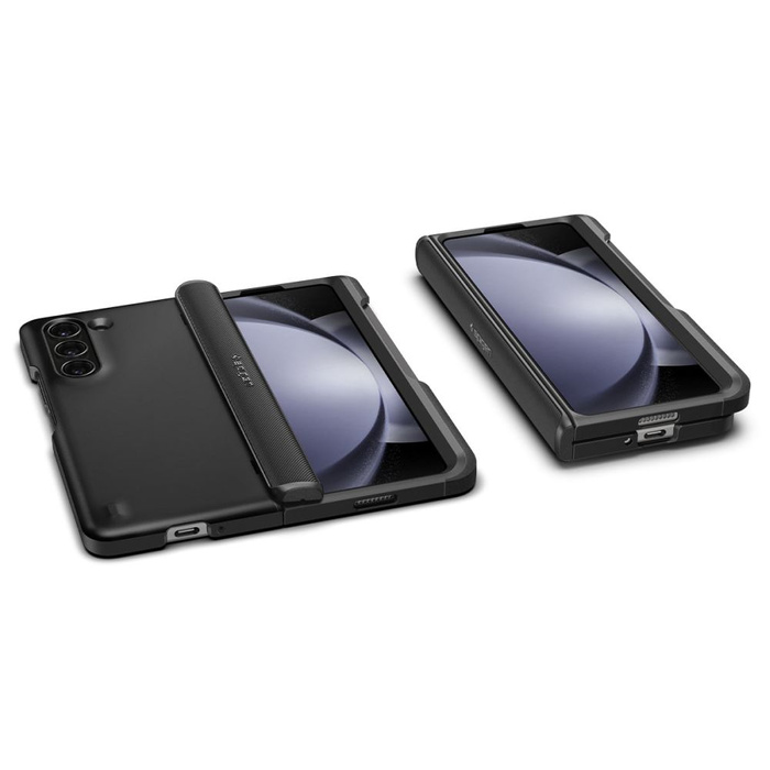 Hülle Spigen Slim Armor Pro Pen Galaxy Z Fold 5 Schwarz Case