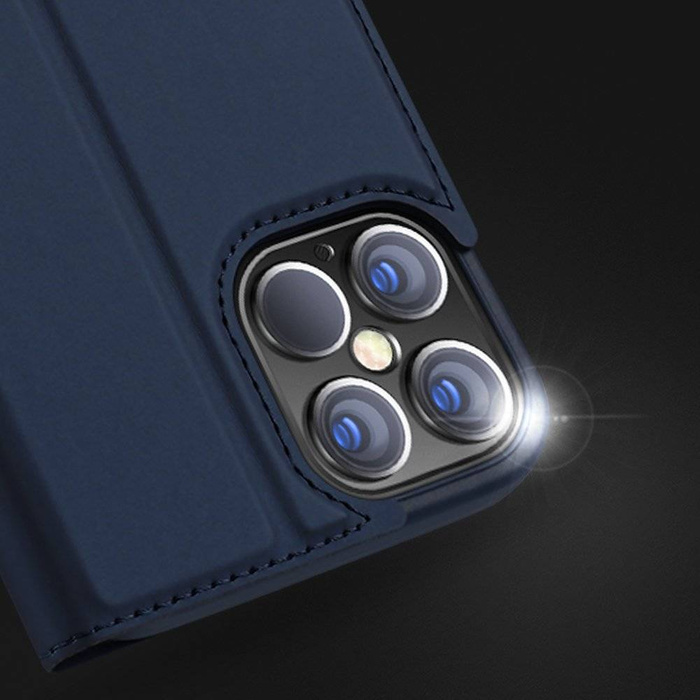 Custodia Flip Dux Ducis Skin Pro per iPhone 12 Pro / iPhone 12 nera