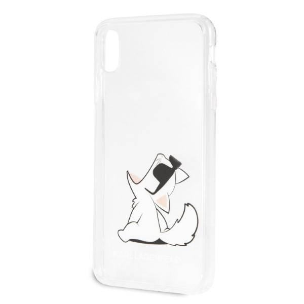 Cover KARL LAGERFELD Apple iPhone Xs Max Choupette Fun Clear Case