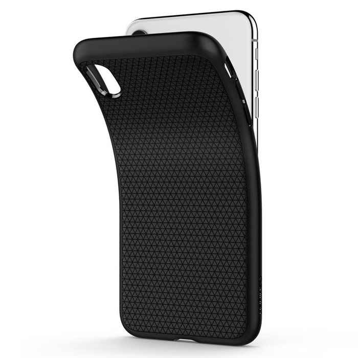 SPIGEN iPhone XR Liquid Air Schwarz Hülle