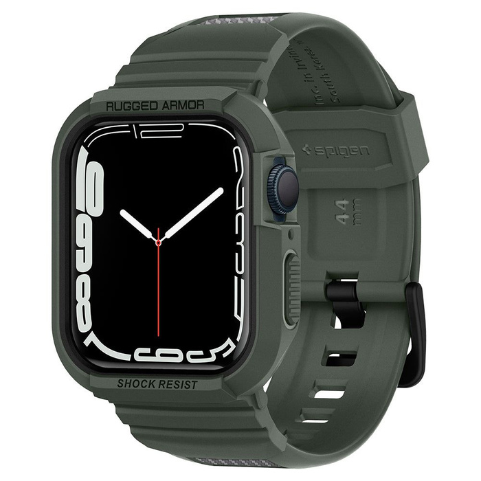 óraszíj SPIGEN Apple Watch 4 / 5 (44mm) Rugged Armor "Pro" Military Green (katonai zöld)