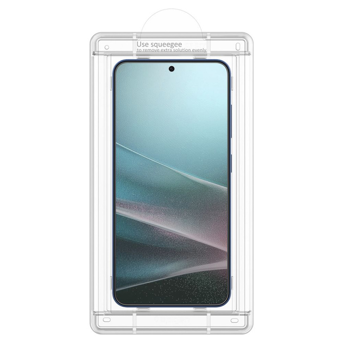Glass HYBRID Spigen ELITE SHIELD "EZ FIT" HD GALAXY S25+ PLUS CLEAR