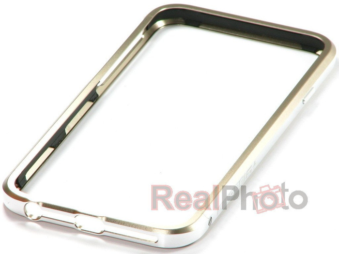 Cover per iPhone 6 6S LJY Sword Alu Bumper GOLD