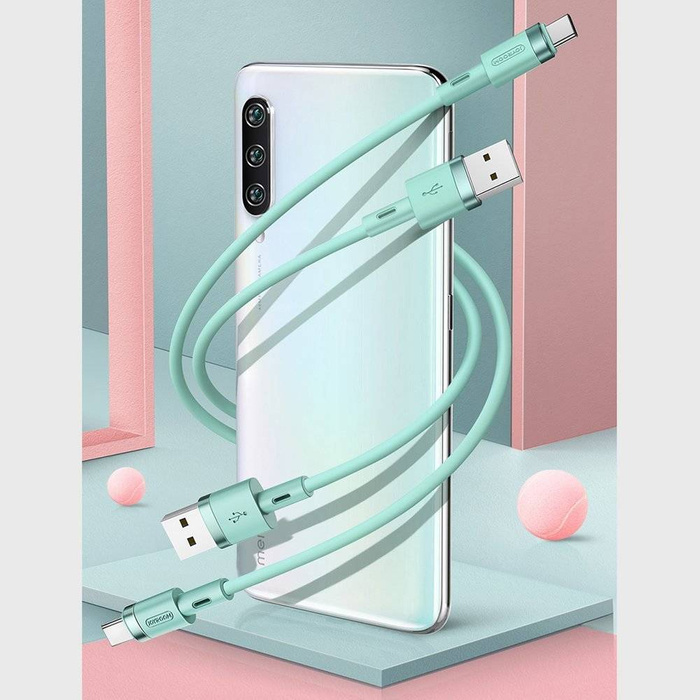 Joyroom kabel USB - USB typu C 2,4A 1,2 m (S-1224N2 bílá)