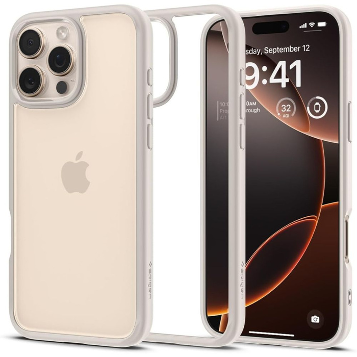 Hülle Spigen Ultra Hybrid IPhone 16 Pro Max Natural Titanium