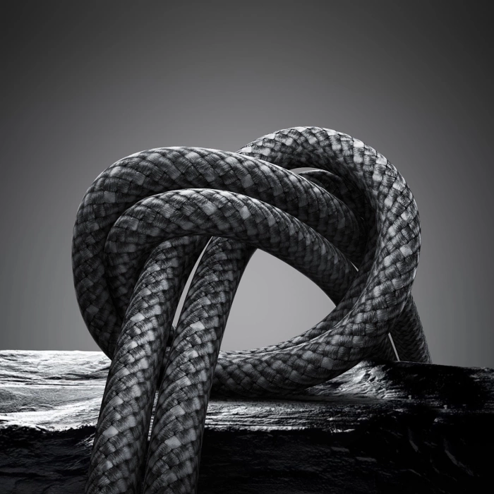 Joyroom S-A50 Unlimited Series 3A USB-A – USB-C-Kabel mit magnetischem Organizer 1,2 m – Grau