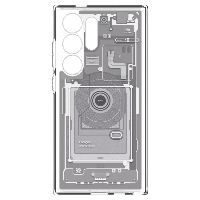 Case Spigen Ultra Hybrid Galaxy S24 Ultra Zero One White Case