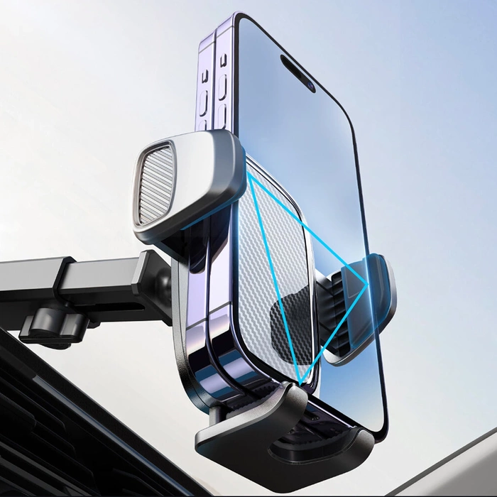 Porta telefono per auto Joyroom per cabina di pilotaggio, cruscotto nero (JR-ZS350)